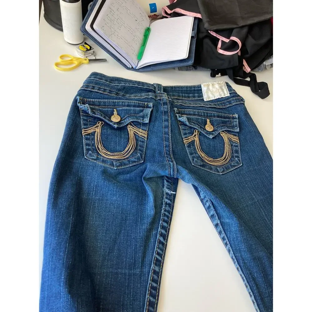 True religion women’s Joey bootcut dark wash jeans size 29 - Picture 5 of 8